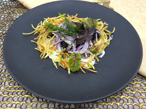 Salted black mushrooms